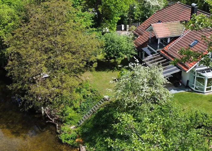 Unique Luxury 22 Min To Munich 290m2 Pool Sauna 高庭